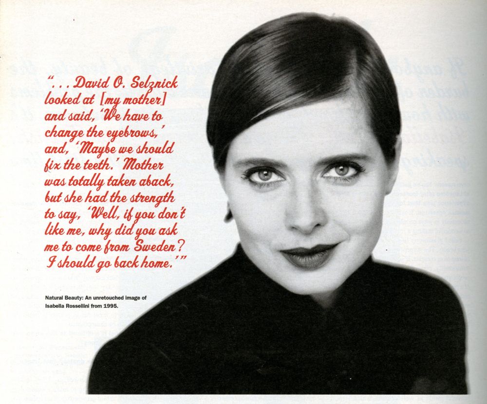 Isabella pictures rossellini of Isabella Rossellini