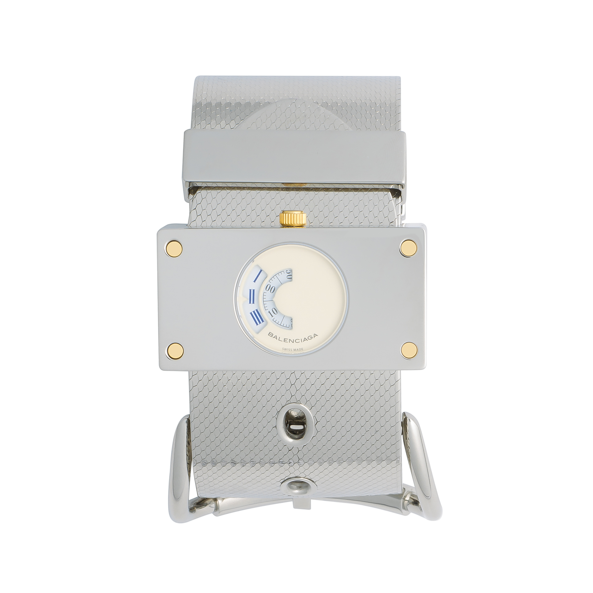 Most Wanted Balenciaga Silvertone Steel Watch Interview Magazine