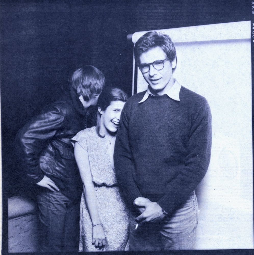1977 STAR WARS #phs.008052 Photo HARRISON FORD & CARIE FISHER 