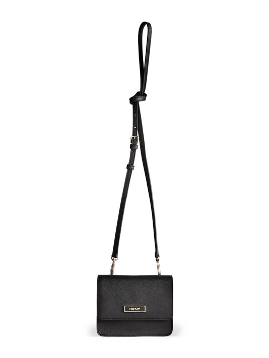 DKNY Saffiano Leather Small Flap Crossbody, $155, DKNY