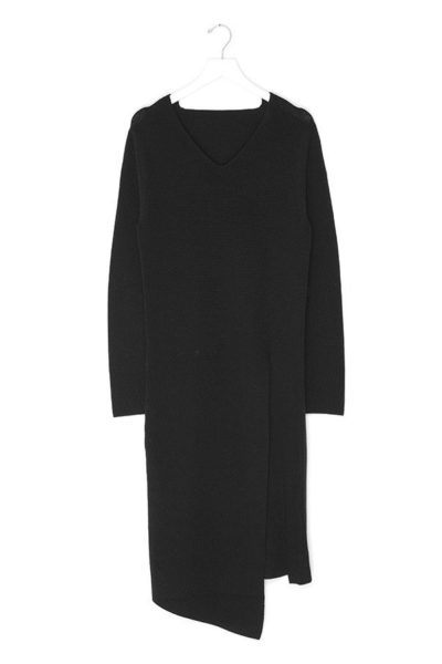Most Wanted: Genuine People High Slit Wool Shirt Sweater - Interview ...
