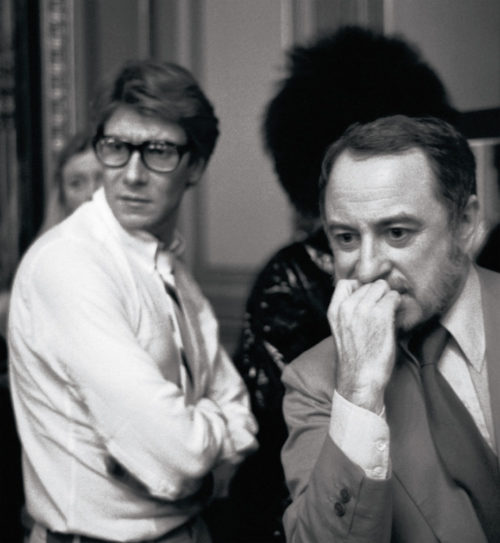 Pierre Bergé and Yves Saint Laurent