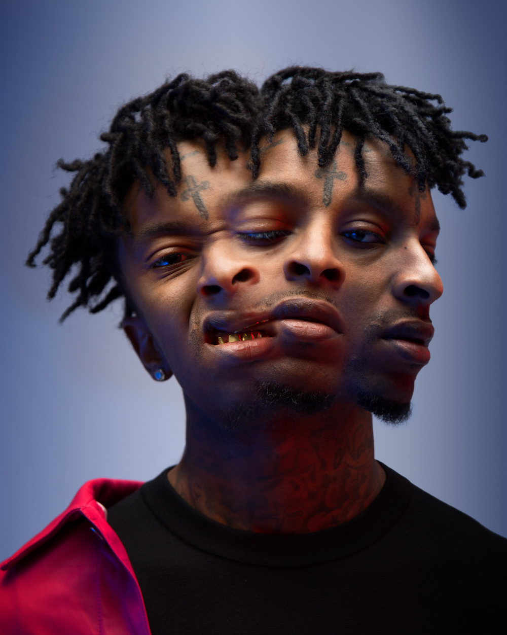 21 Savage shows off his new look