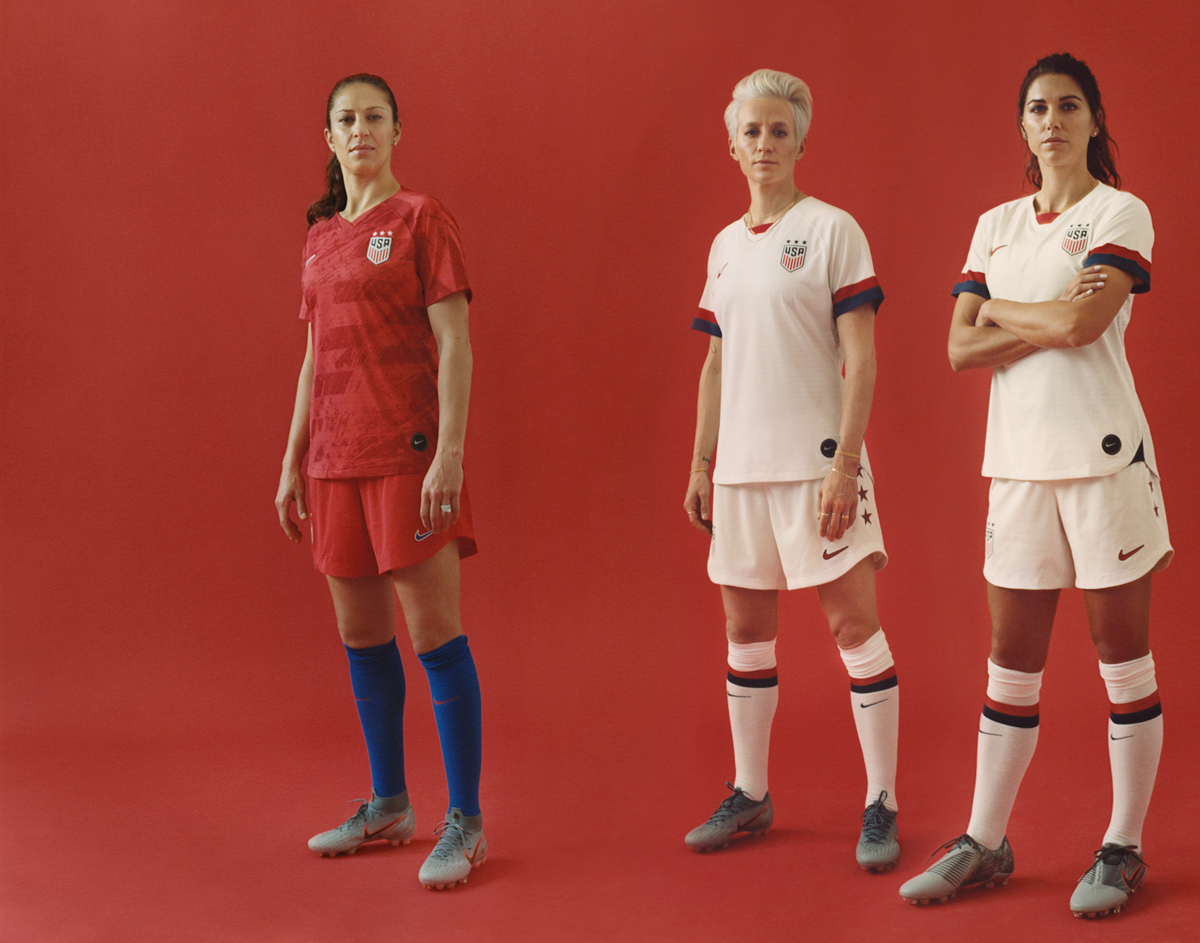 red us women's soccer jersey