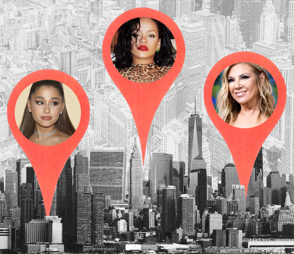 Rihanna Ariana Grande And The Real Housewives Nyc Celeb