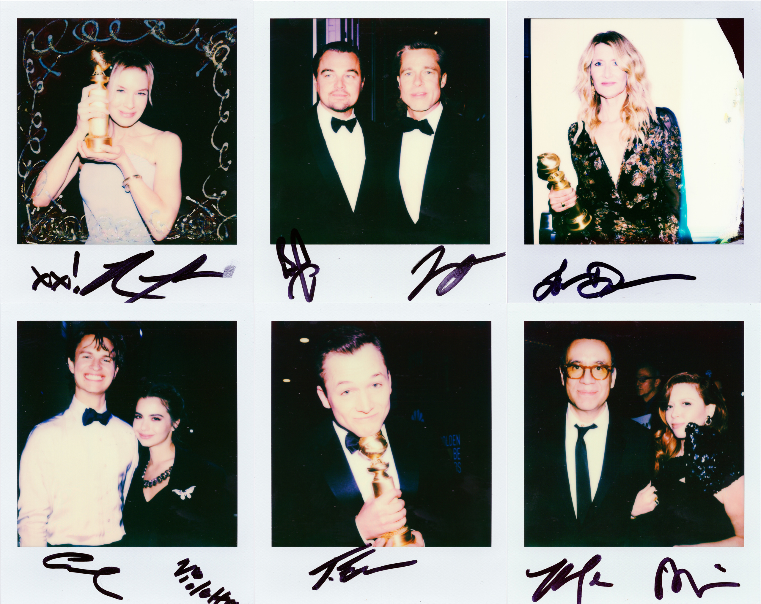 Exclusive Polaroids From the Golden Globes 2020 with Recap