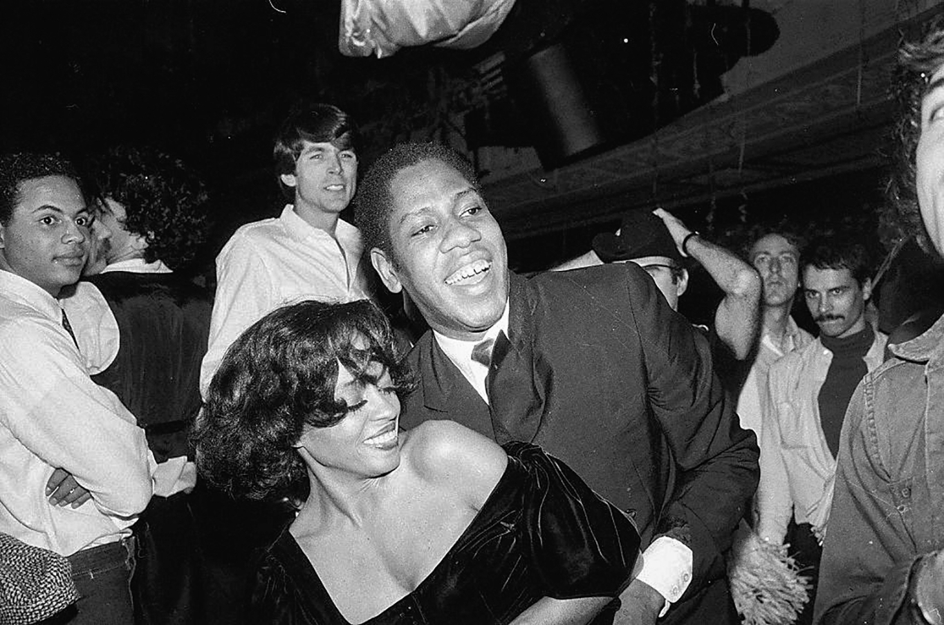 NEW YORK, NY - 1979: Diana Ross and Andre Leon Talley dancing at Studio 54, c 1979 in New York City. (Photo by Sonia Moskowitz/Getty Images)