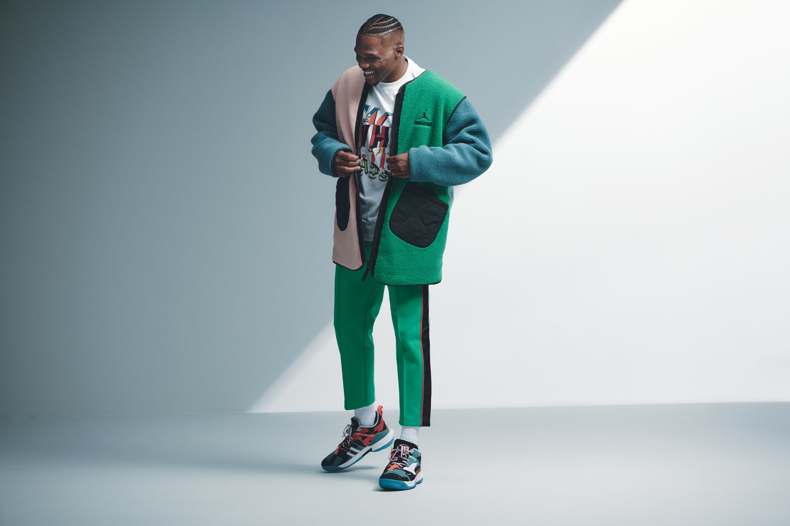 russell westbrook green shoes