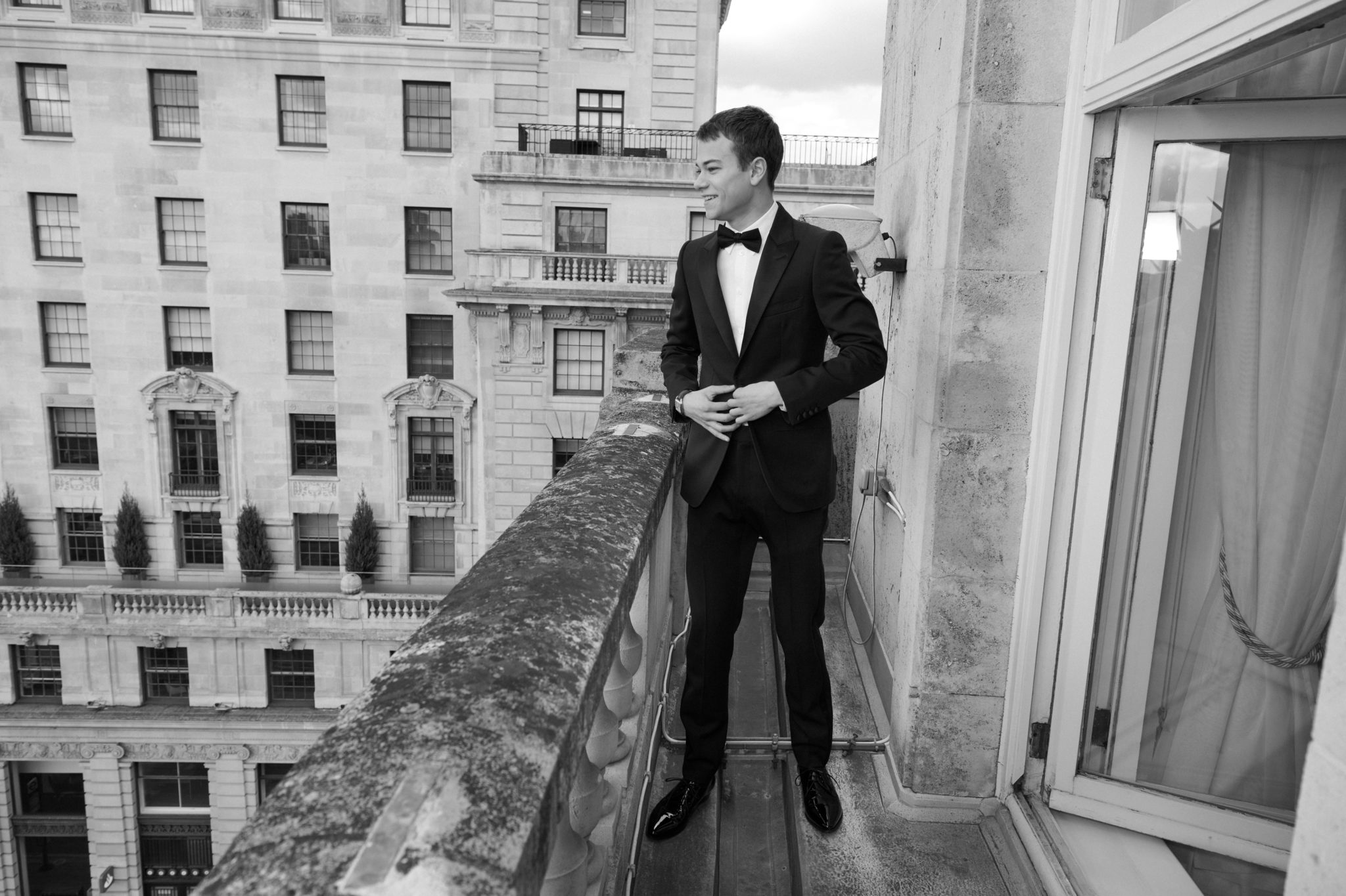 Conrad Khan Wears Celine at the BAFTA Awards in New Photo