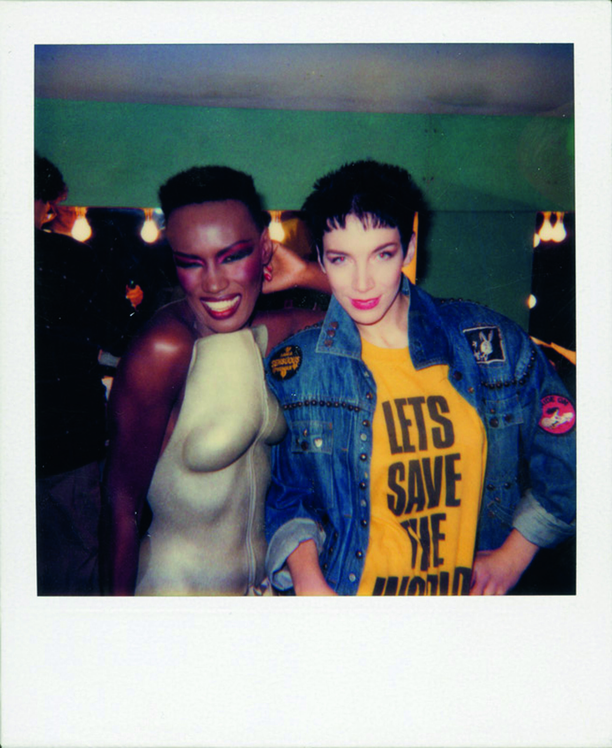 Annie Lennox with Grace Jones