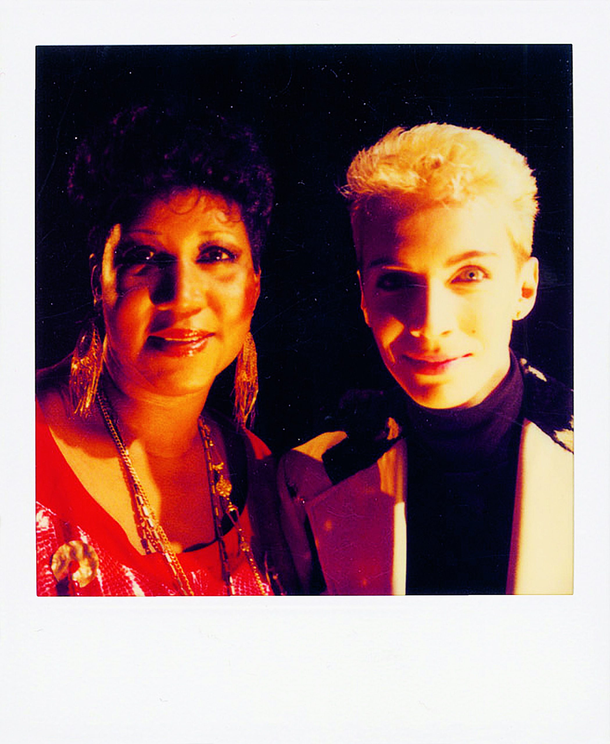 Annie Lennox with Aretha Franklin