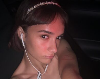 A selfie by Mackenzie Thomas before going in to SNCTM
