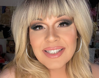Delta Work selfie in a blonde lob