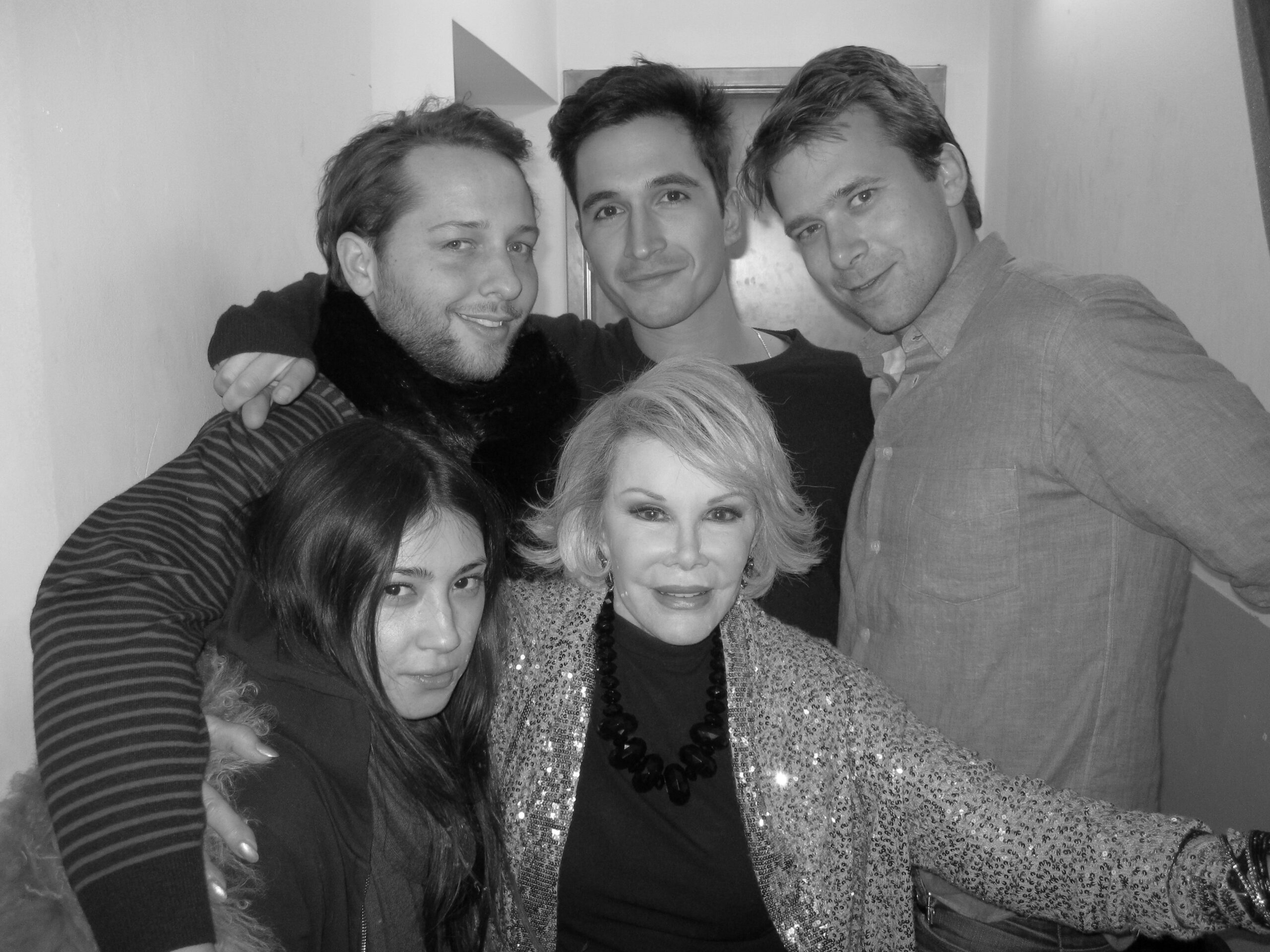 Derek Blasberg with Joan Rivers