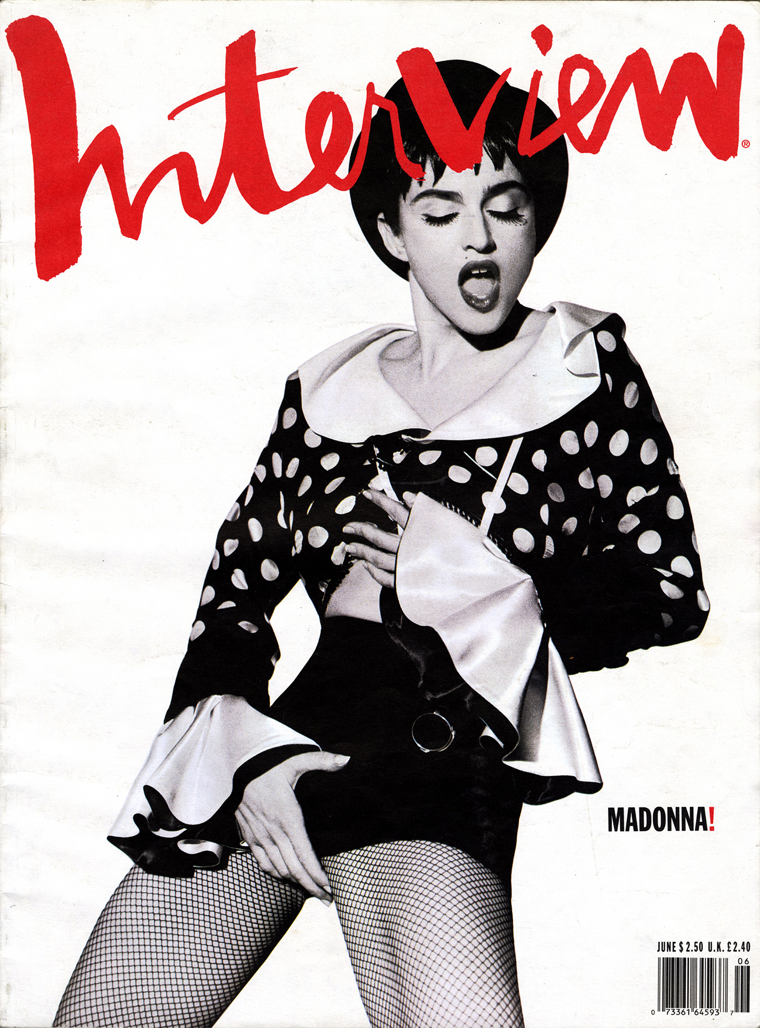 Madonna Interview Magazine June 1990 Cover
