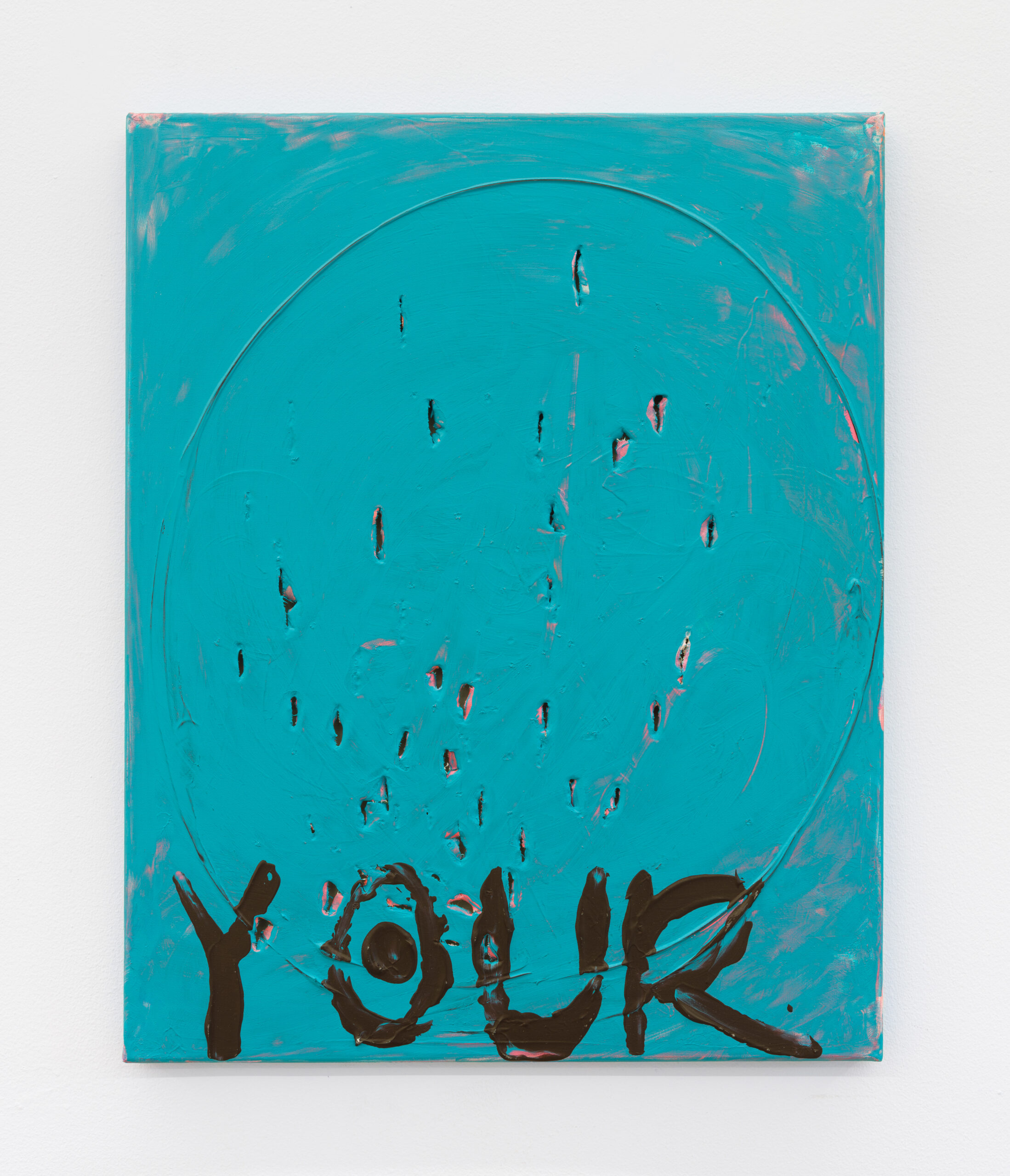 Your, a 2014 painting by Sue Tompkins