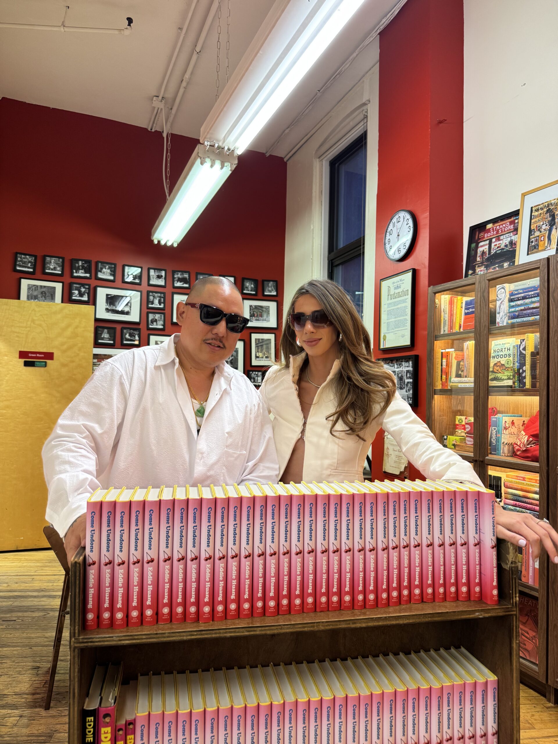 Eddie Haung with wife, Natashia, at The Strand.