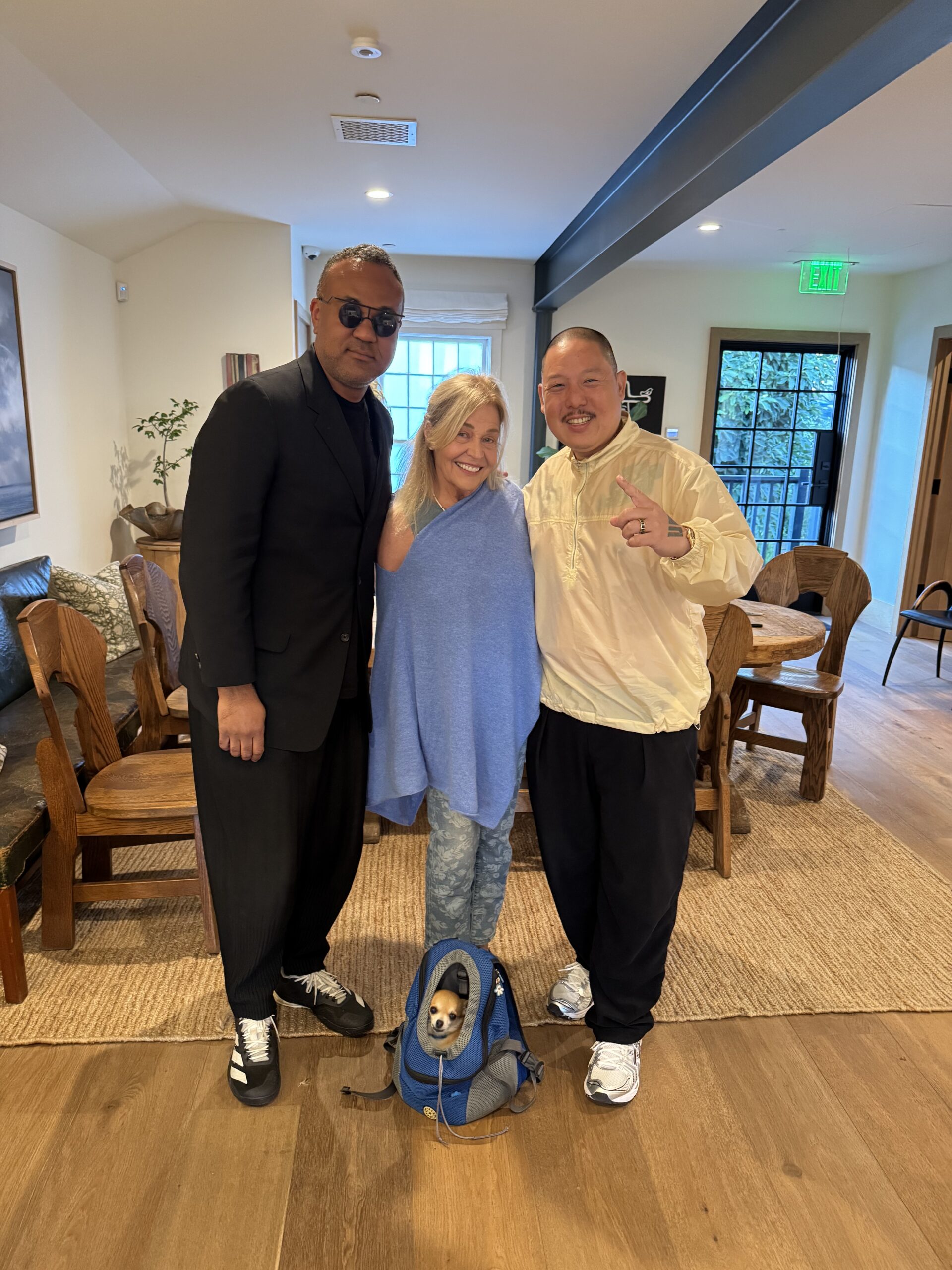 Eddie Huang with Dave Schilling and Christine.