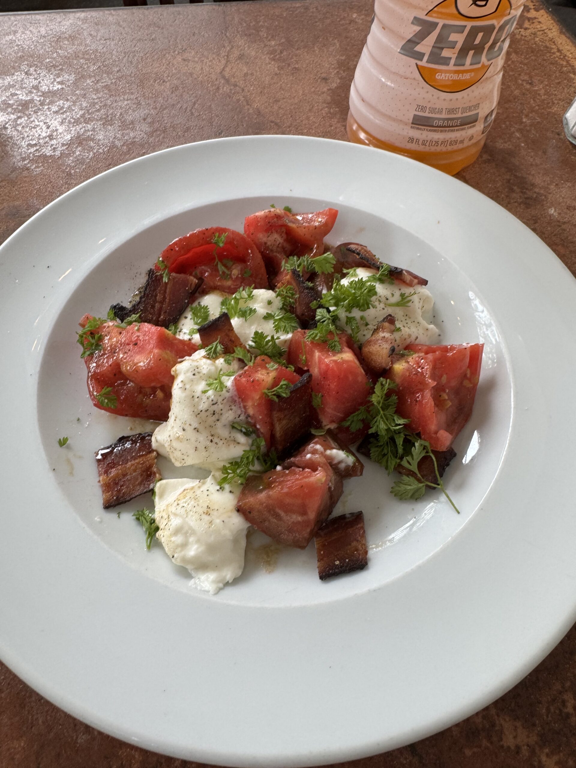 Tomato burrata.